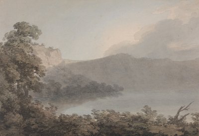 Lake of Vico Between Rome and Florence by John Robert Cozens